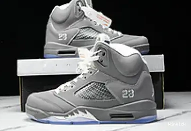 136027-005 Grey' Jordan 5 Retro 'Wolf 0511